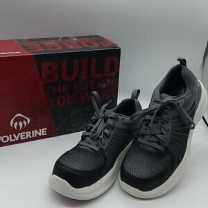 Wolverine Athletic Work Shoes Women's Size 8.5 W Gray Dura Shocks Sneakers